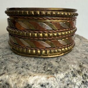 Vintage Brass and Copper Bangle